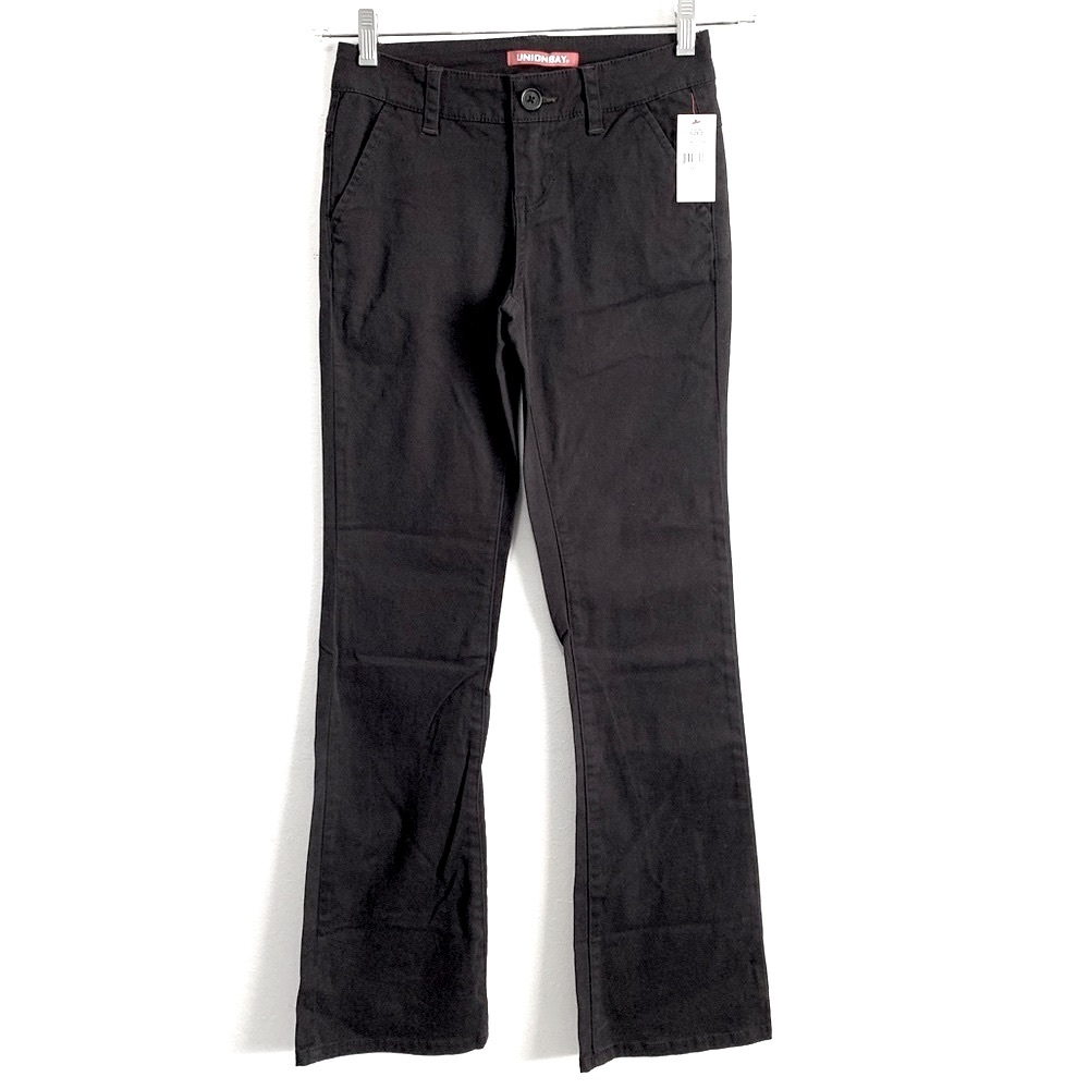 UNIONBAY Black Flare Leg Pants